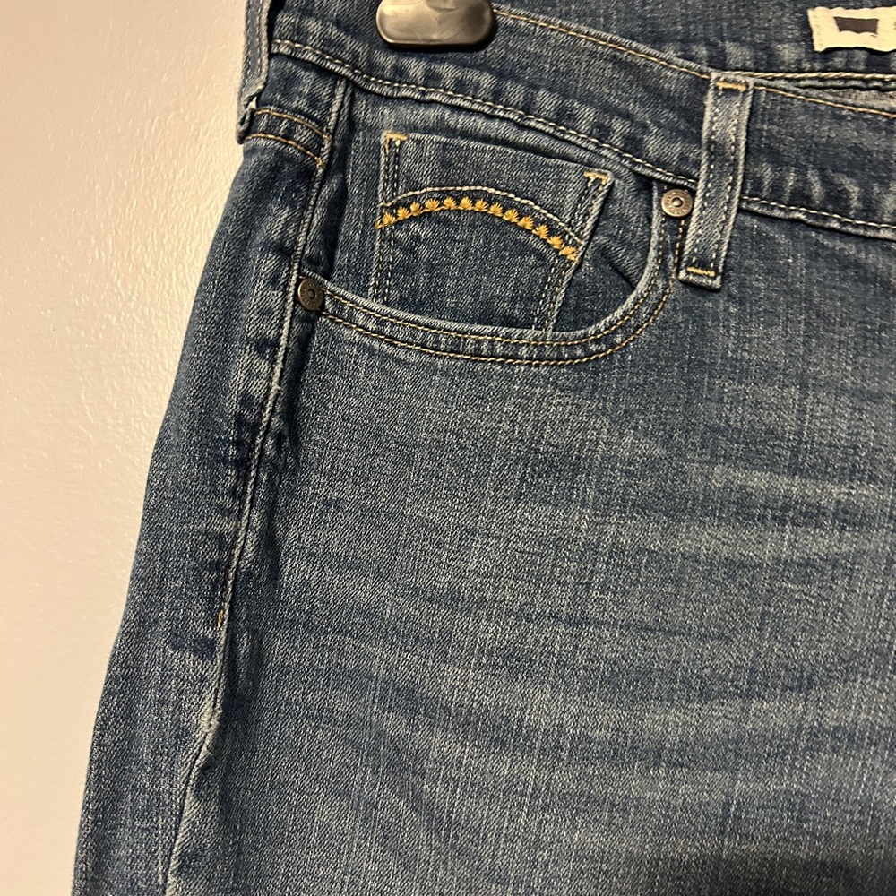 Levi's Blue Straight Leg Jeans 505 12S